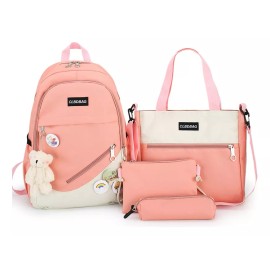 BOSSCO Mochila Conjunto Escolar Y Moderno De Bolsas De Viaje 4 Piezas