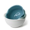 Enkomy 3pcs Mixing Bowls Multipurpose Plastic Mixing Bowl Salad Bowl