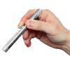 2pc Silver, RE-GEN Aluminium Re-Usable LED Doctors Nurses Pen Light