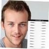 Beavorty Men's Eyebrow Stickers Long Lasting Easy Apply 2 Sheets/20