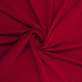 Liverpool Bullet Fabric Textured Knit Jersey 4 Way Stretch - Crimson Red 1 Yard