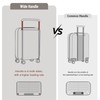 Apelila 20 Inch 40L Carry On Luggage, Hardside Suitcase with
