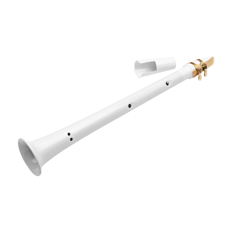 White Pocket Sax Portable Mini Saxophone Key of C Little
