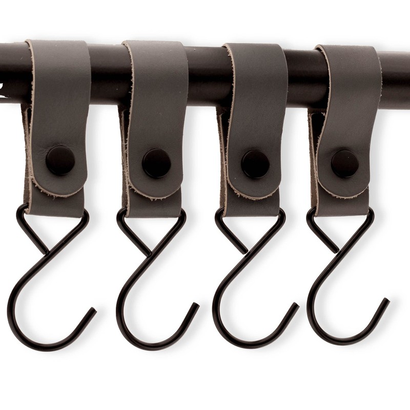 Brute Strength - Multifunctional Hook with Leather Loop - Grey