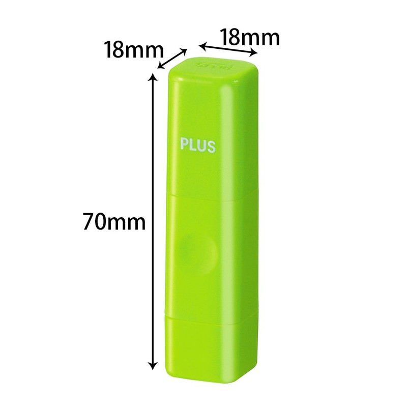 プラス 印鑑 ネームキューブ グリーン 渡邉 楷書体 60-684 IS-009NQ