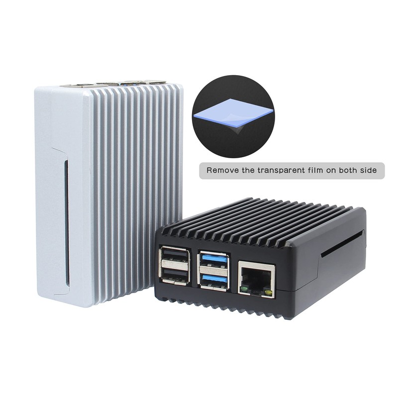 Geekworm for Raspberry Pi 4 Aluminum Case, Heavy Duty Passive