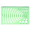 6 Pcs Plastic Measuring Templates Set Building Formwork Stencils Geometric