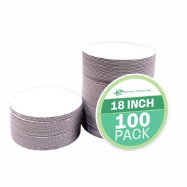 Southern Champion Tray 11233 18" Corrugated Single Wall Cake , Greaseproof, White (Case of 100)