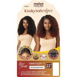 Outre Melted Hairline - Kinky Soft Edges - Kinky Soft 7 (GINGER BROWN)