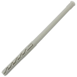 AERZETIX - C67088-Pack of 25 Universal Dowels Diameter 10 x 200 mm with Bevelled / Milled Collar - Polyamide - Masonry Attachment Concrete Brick Parpaing Building Screws Construction
