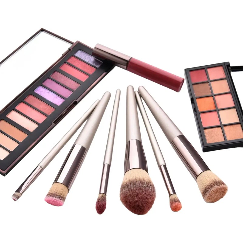 Brochas Velvoss 14 Piezas Cepillo Maquillaje Color Champán