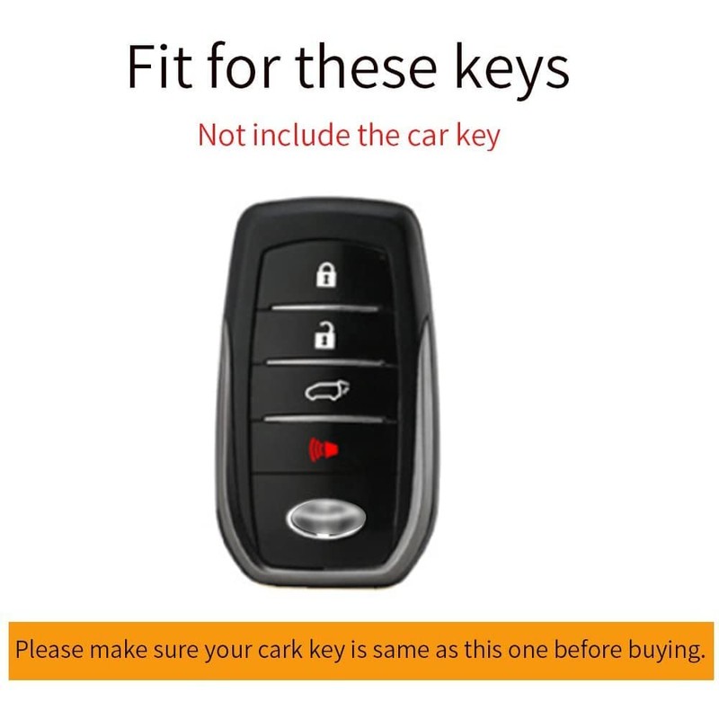ontto Key case fit for Toyota Land Cruiser 4Runner Rav4