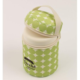 スケーター (skater) 保温ランチジャー スープジャー用カバー M マルシェ アボカド 9cm×高さ13cm SJP1