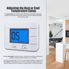 Aowel Non-Programmable Thermostats for House, Single-Stage 1 Heat/ 1 Cool,