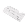 HXBER Composer Template Sheet Music Drawing Sheet Ruler Dual Scales