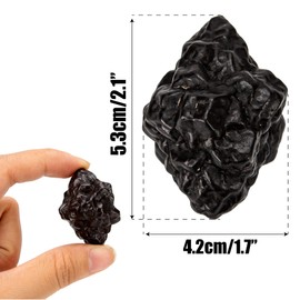 Prophecy Stone Crystal Prism: Natural Limonite Rough from Egypt, 25g-55g – Egyptian Desert Mineral Ore Specimen for Chakra, Crown, Meditation, Sleep Help, Witchcraft, Divination, Spiritual Home Decor