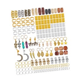 SM SunniMix 184x Dreadlock Hair Accessories, Hair Cuffs Hair Buckles Hair Coil Decoration for Girl Women Party for Braids Hair Tube Beads