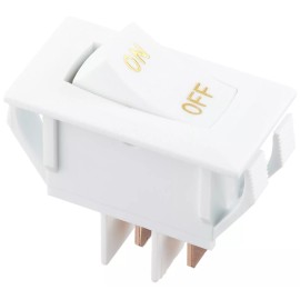 Diamond Group B110U315GC White 12V On/Off Switch