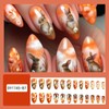 Press on Almond Nails Short Length Glossy Full Cover Acrylic