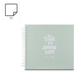 Spiral Album "Good Things", 28 x 24 cm, 50 White Pages, Adventure