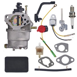 Mikatesi GP5500 0J58620157 Carburetor for Generac GP5000 GP5500 GP6500 GP6500E GP7500E 0J58620157 5KW 5.5KW 6.5KW 389cc 8125W 188F 190F Portable Generator 0G8442A111 Carb