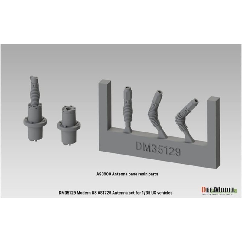 DEF MODEL DM35129 1/35 US Army AS1729 Antenna Base Set