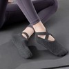 Non-slip X-Band Yoga Pilates Socks Yoga Wear Gray 2ea