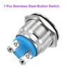 DMiotech 19mm / 3/4" Stainless Steel Momentary Push Button Switch