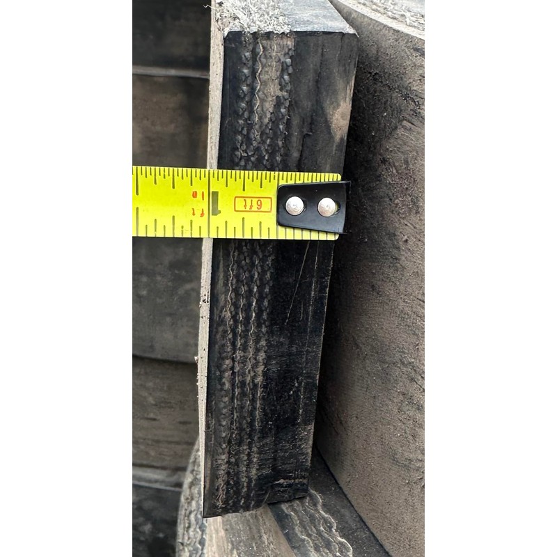 Rubber Wear Strips for Plow Edges (1 x 4 x
