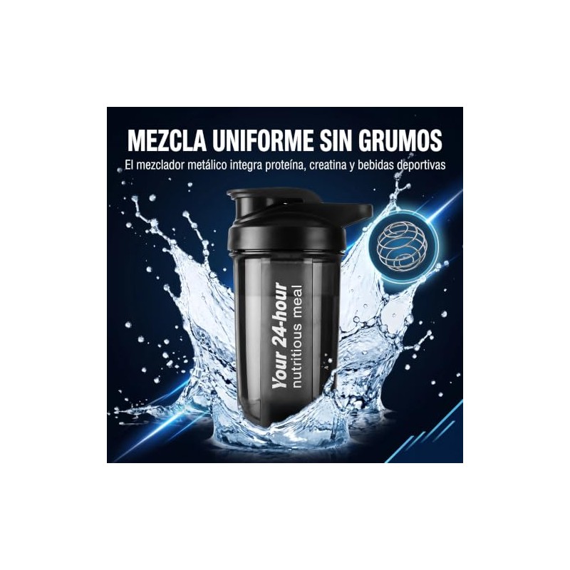 500 ML Blender bottles shaker Proteína con Bola de Acero