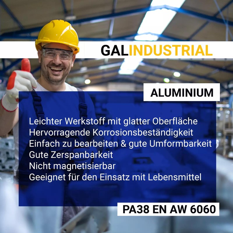 Gal Industrial Flat Profile Aluminium Bar, Flat Steel, 30 x