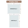 Mifuro Magnetic Glass Whiteboard，48"x36" Wall Mounted Frameless Dry Erase Board