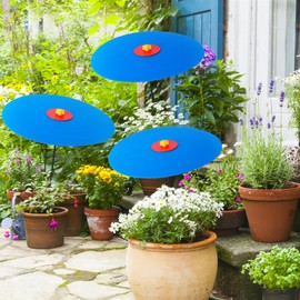 Atvkov 3 Pack 16.5 Inch Plant Shades Umbrellas for Outdoor Plants Garden Plant Shade Cover Sunblock Umbrellas for Potted Plants Garden Beds Protection