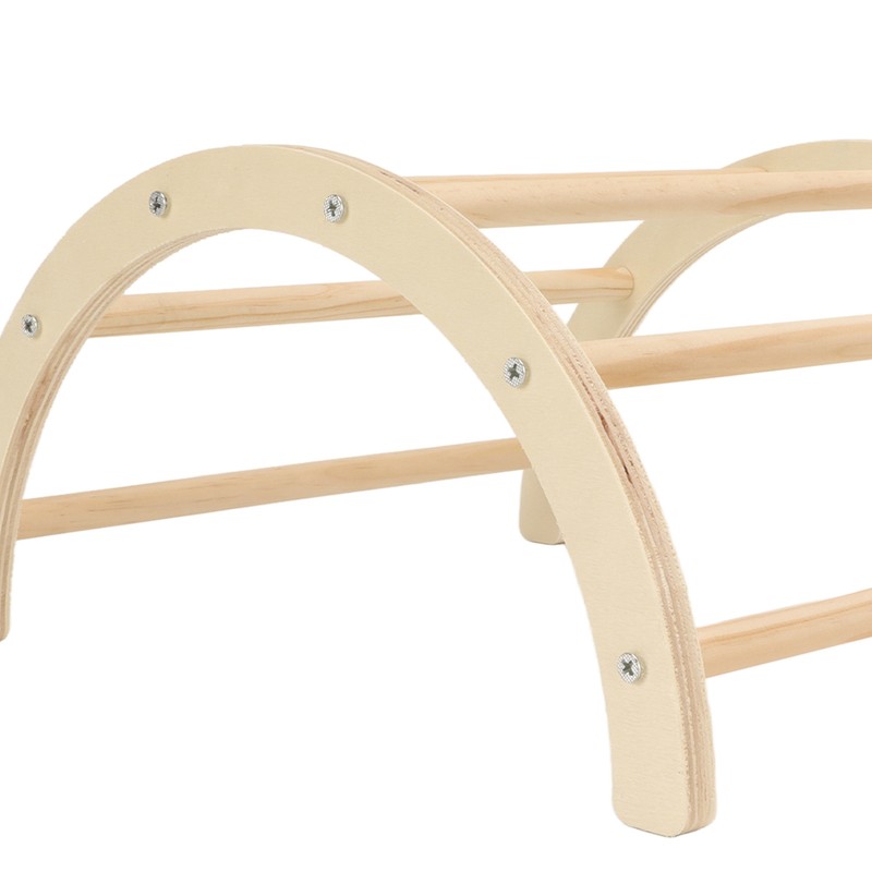 Chick Perch Paw Grinding Stable Structure Arch Shape Wooden Chicken