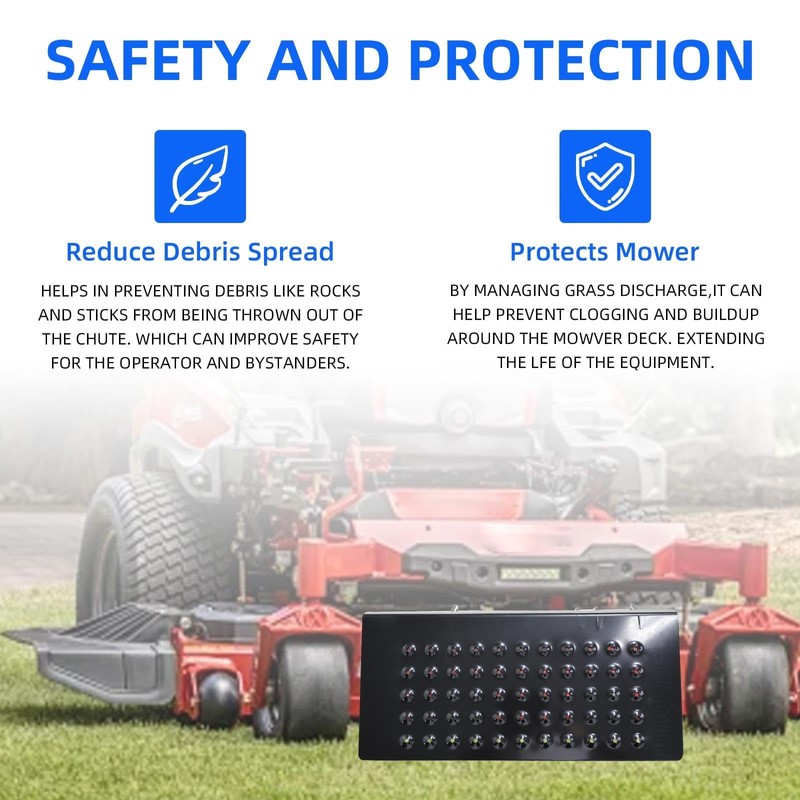 QSRUN Mower Discharge Shield Compatible with ACS6000ULS/088-6003-00 Advanced Chute System/Chute