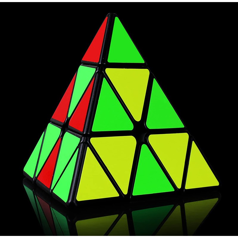Pyramid Speed Cube Brain Teasers 3X3X3 Speed Cube Triangle Puzzle