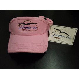 HOOKEN-UP VISOR HAT PINK NEW  GOLF FISHING