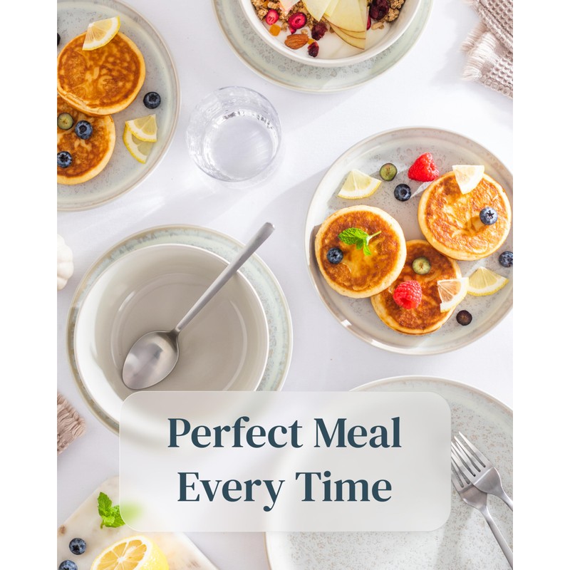Stoneware dinnerware set 4 persons 12 pcs - Mediterranean dinnerware