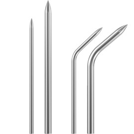 4pcs Baseball Threading Lacing Needle, Stainless Steel Glove Lacing Needle, Baseball and Softball Catchers Mitt Repair and Relacing Kit