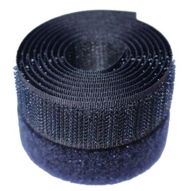 Navy 25mm Sew-on Hook & Loop Tape Alfatex Brand Supplied by The Velcro Companies - Various Lengths (Length: 1m)