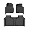 Mixsuper Liner Floor Mats for 2019-2024 Chevy Silverado 1500/GMC Sierra