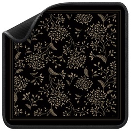 Mahjong Mat for Table - Durable Mahjong Table Cover with Unique Design, Premium Mahjong Accessories, Perfect Mahjong Gifts for Women, Game Mat for Mahjong and Board Game Enthusiasts (Noir Floral)