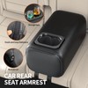 TDOFYH Car Rear Seat Armrest 2 Row Console Box with