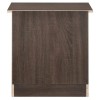 Bowery Hill Engineered Wood Contemporary 3 Drawer RTA Nightstand in