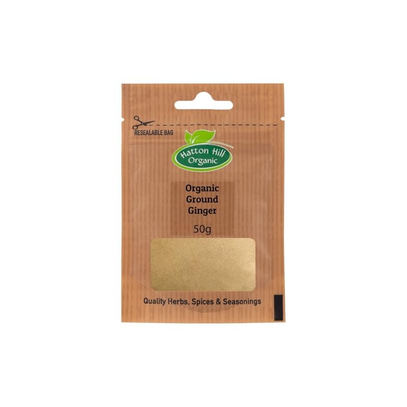 Organic Ground Ginger 50g by Hatton Hill Organic