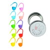 Set of 10 Stitch Markers in a tin