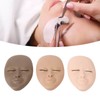 3PCS Eyelash Mannequin Head Removable Replaced Eyelids Eyelash Practice Head