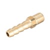 sourcing map Brass Metric Barb Connector Hose Nozzle 6mm x