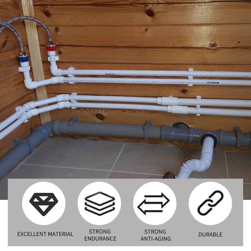 16 mm PEX Clips, Pipe Hanger Clamps Pipe Support Holder,