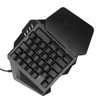 One Handed Gaming Keyboard RGB Backlight 35 Keys Ergonomic Portable
